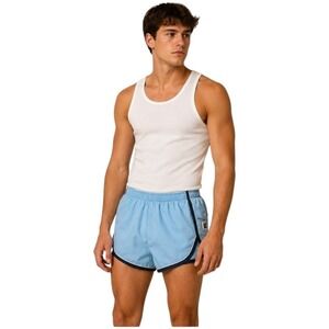 Vintage Laguna Athletic Shorts Mens Medium Light Blue 70s‎